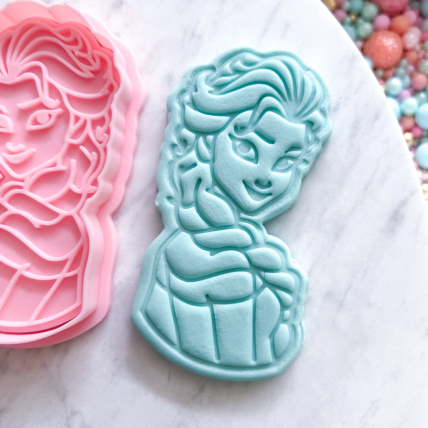 "Elsa #2" Cookie Cutter & Stamp