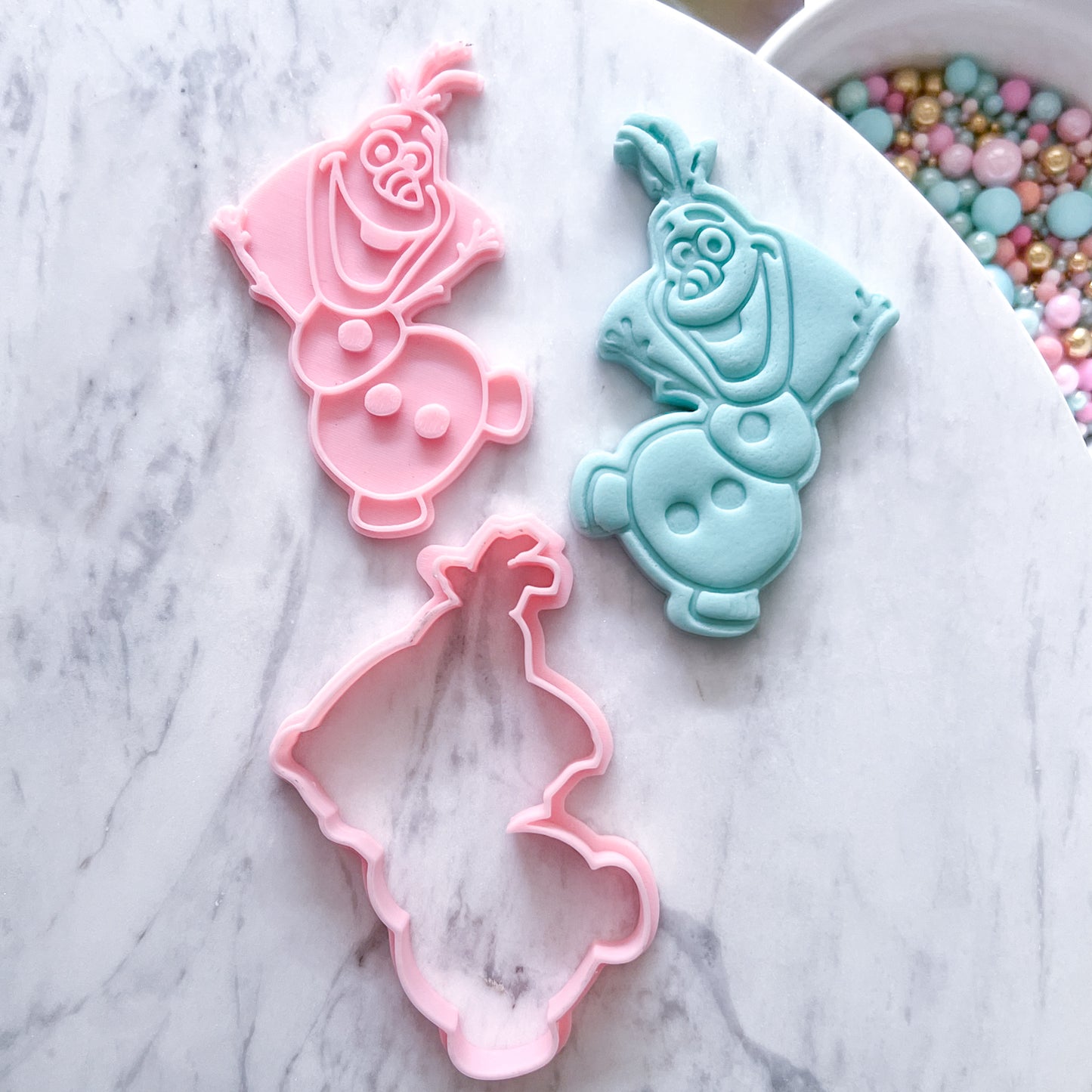 "Olaf" Cookie Cutter & Stamp