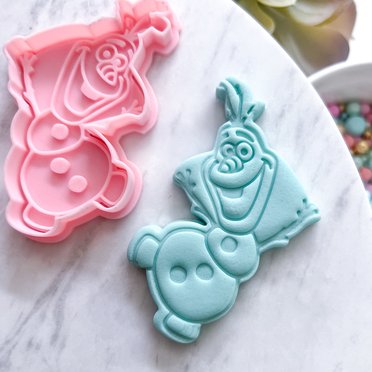 "Olaf" Cookie Cutter & Stamp