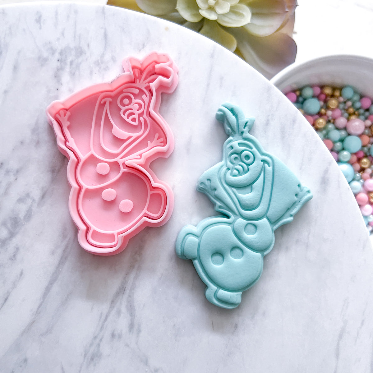 "Olaf" Cookie Cutter & Stamp