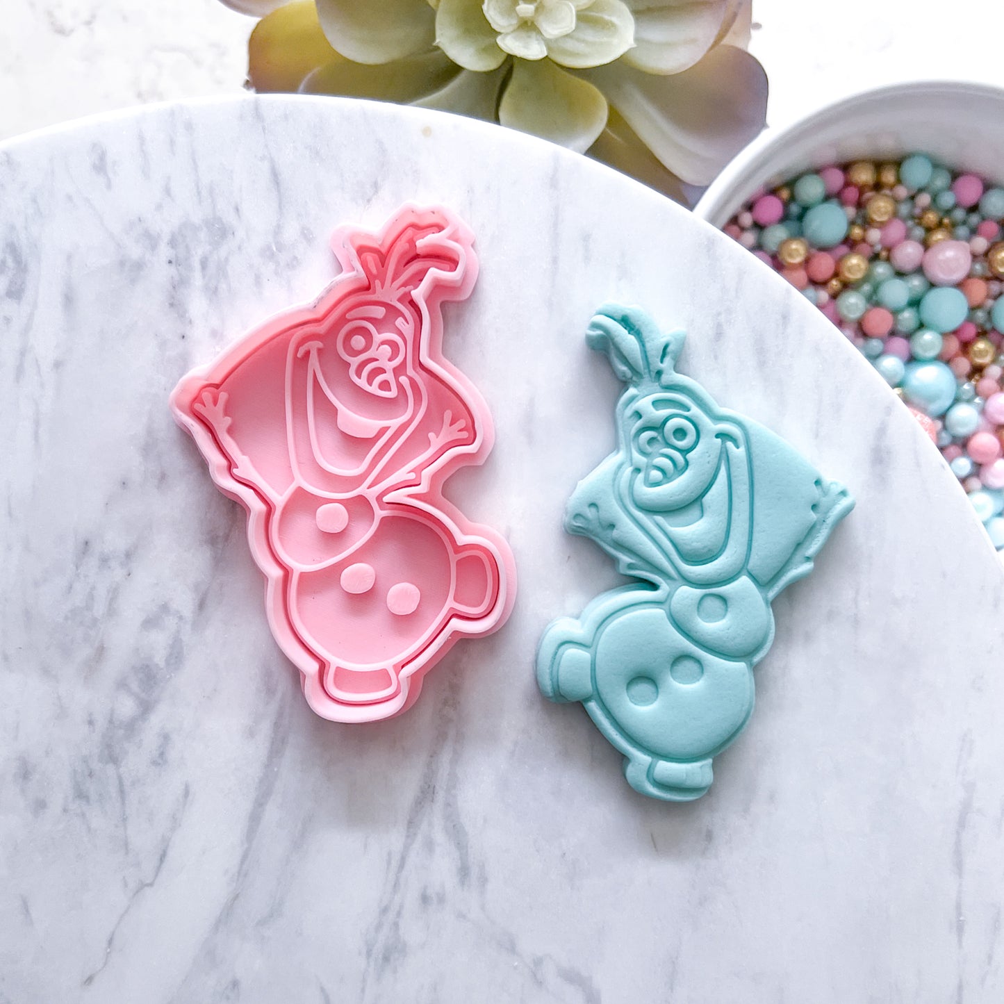 "Olaf" Cookie Cutter & Stamp