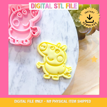 "George" Cookie Cutter & Stamp