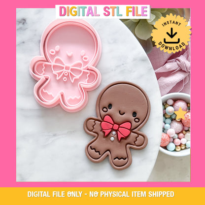 "Gingerbread" Cookie Cutter & Stamp