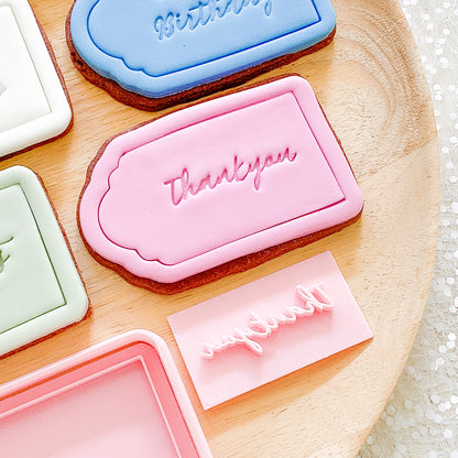 "Large Gift Tag" Cutter and Stamps