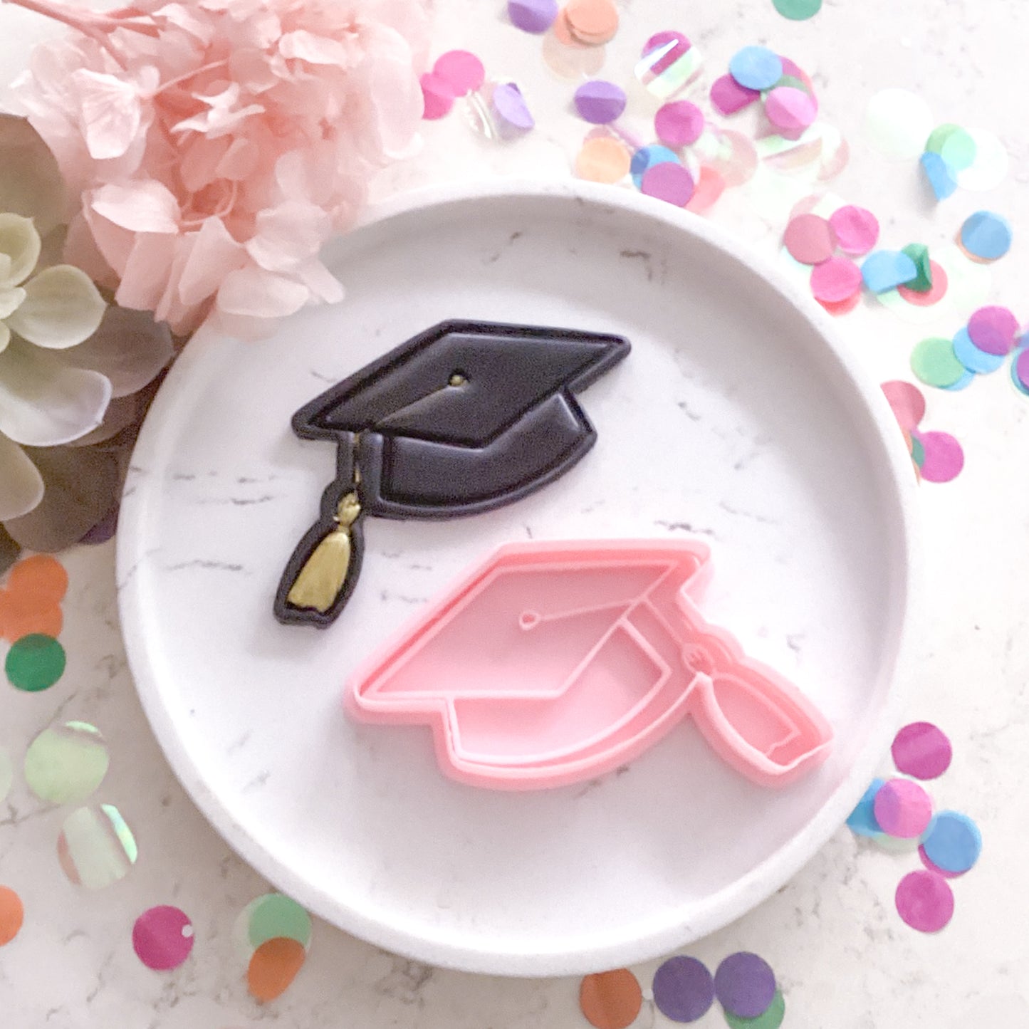 "Graduate Hat" - Cookie Cutter & Stamp