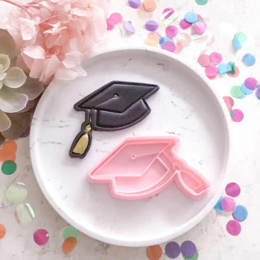 "Graduate Hat" - Cookie Cutter & Stamp