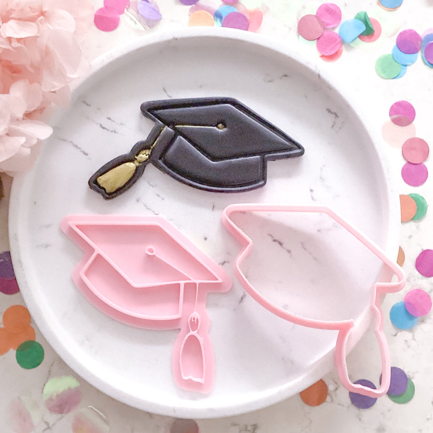 "Graduate Hat" - Cookie Cutter & Stamp