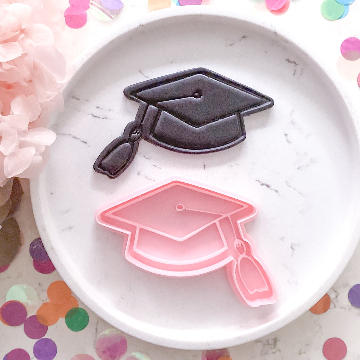 "Graduate Hat" - Cookie Cutter & Stamp