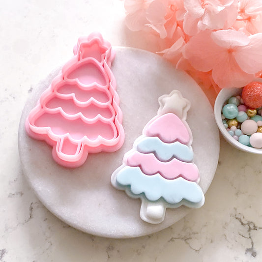 "Christmas Tree with Star" Cookie Cutter & Stamp