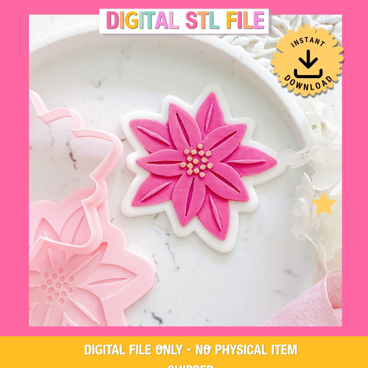 "Poinsettia" - Cutter & Stamp Set