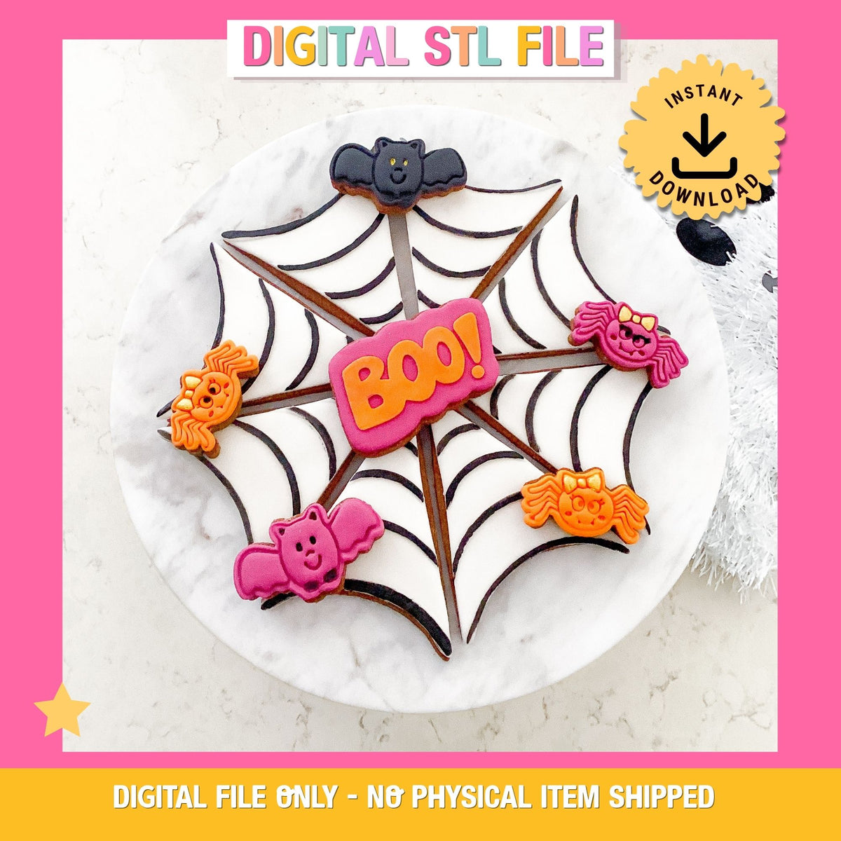 "Spiderweb" Cookie Platter