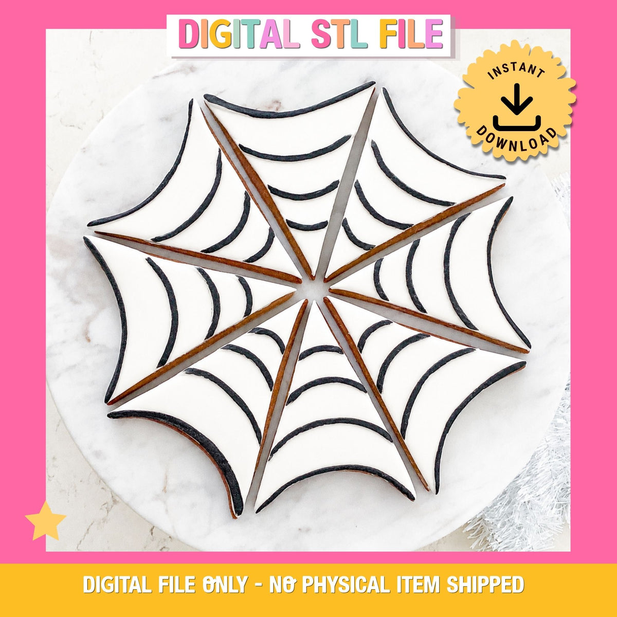 "Spiderweb" Cookie Platter