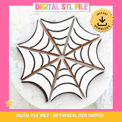 "Spiderweb" Cookie Platter