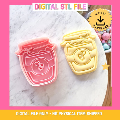 "Honey Jar" Cookie Cutter & Stamp