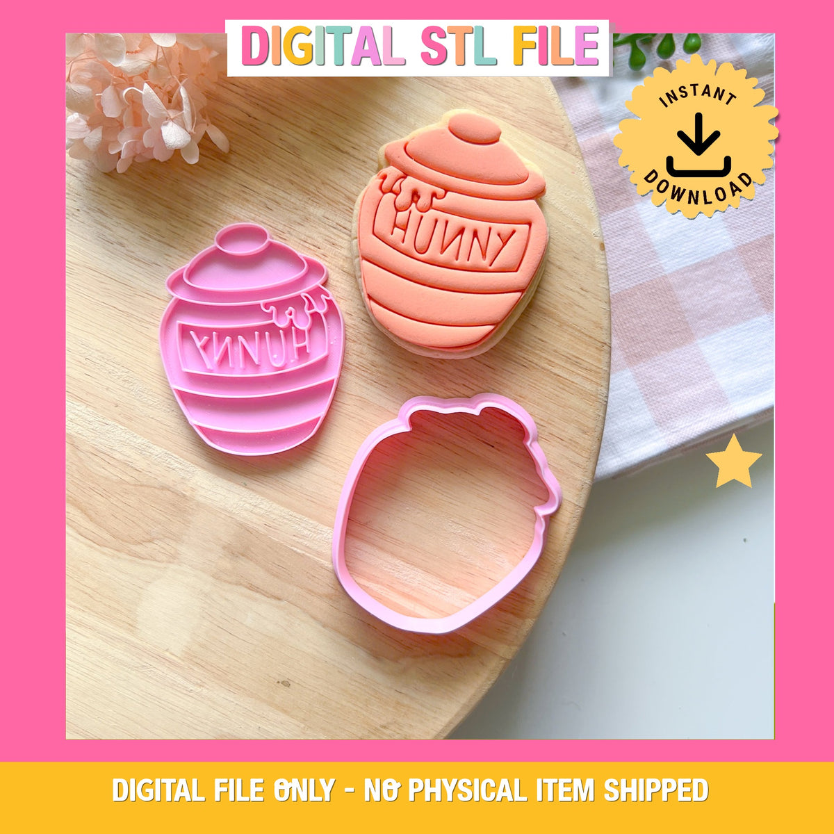 Hunny Pot - Cookie Cutter & Stamp