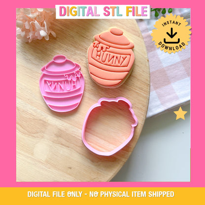 Hunny Pot - Cookie Cutter & Stamp