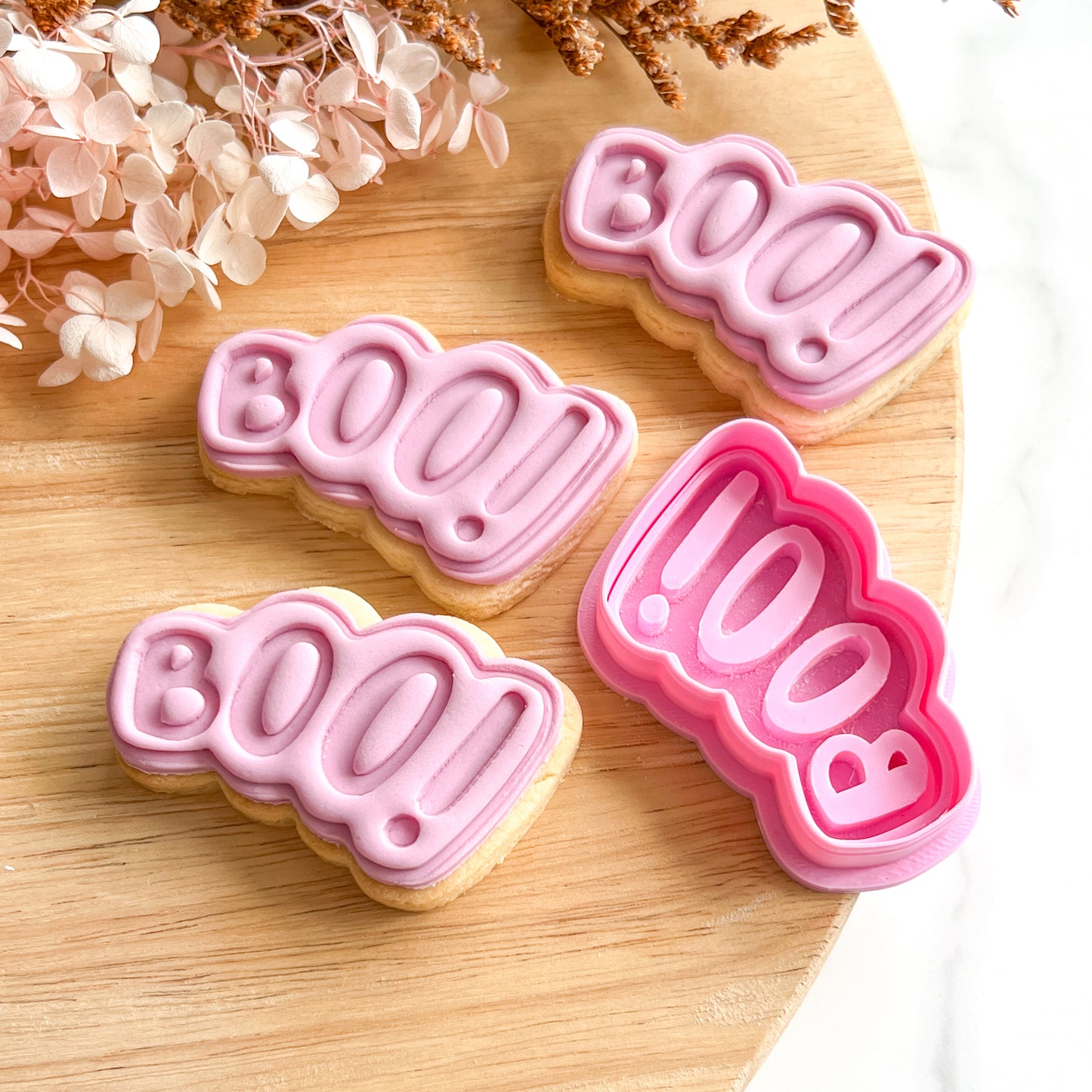 "Boo!" Cutter & Stamp - Choose Size