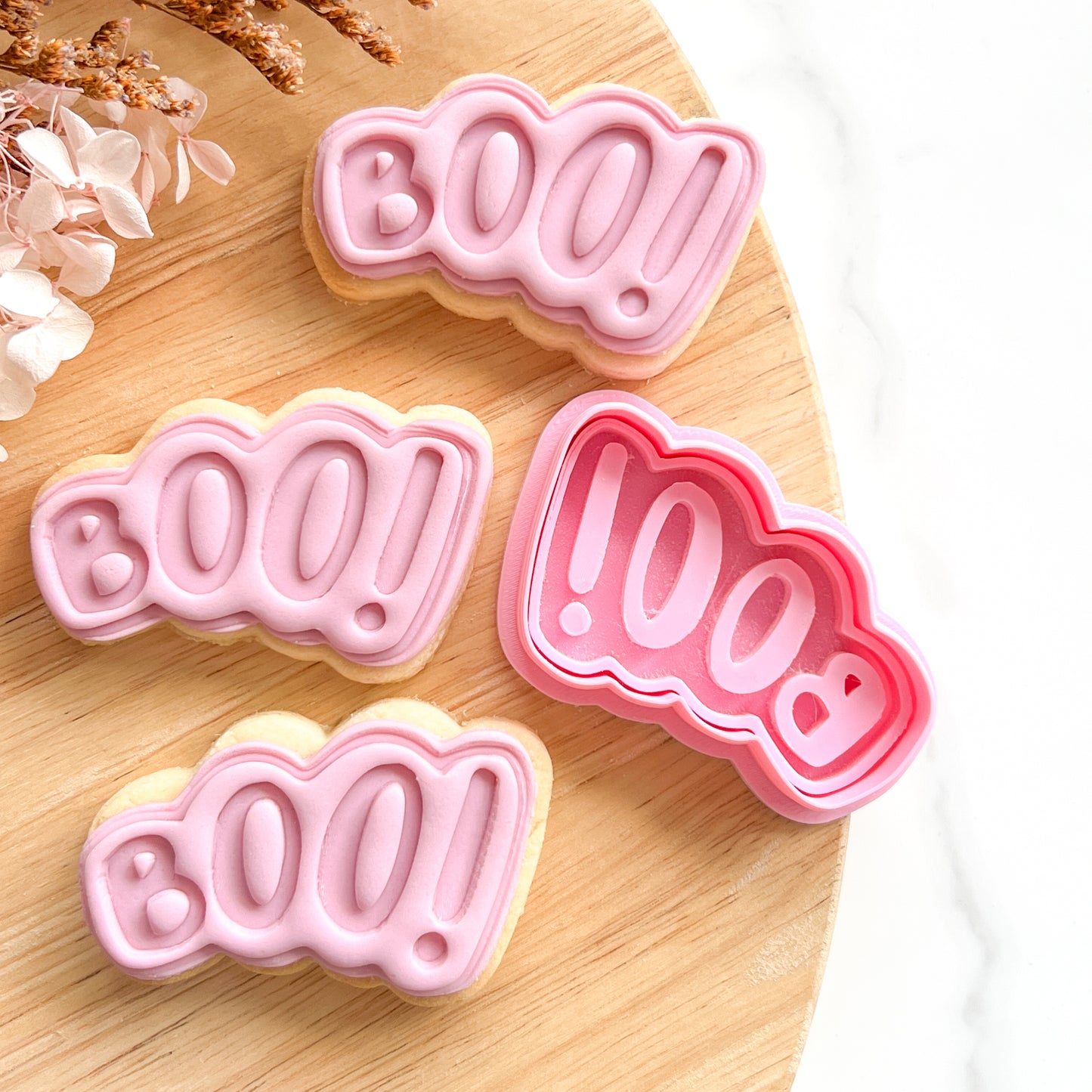 "Boo!" Cutter & Stamp - Choose Size