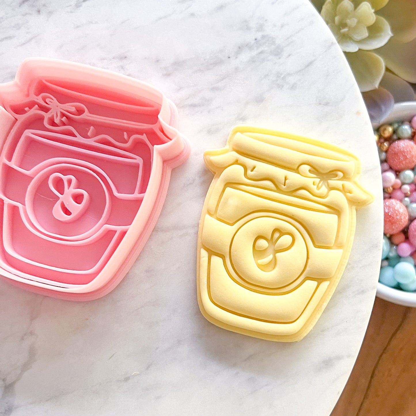"Honey Jar" Cookie Cutter & Stamp