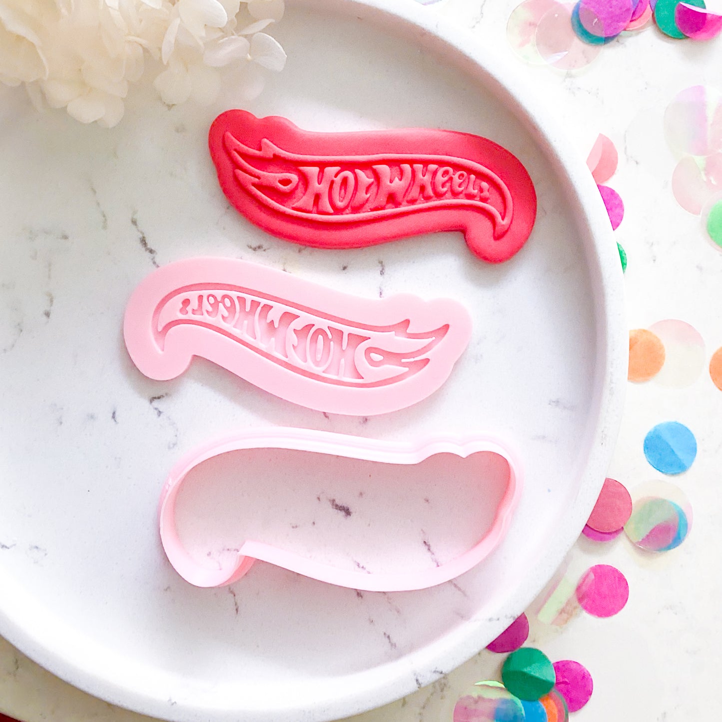 “Hot Wheels” - Cookie Cutter & Stamp