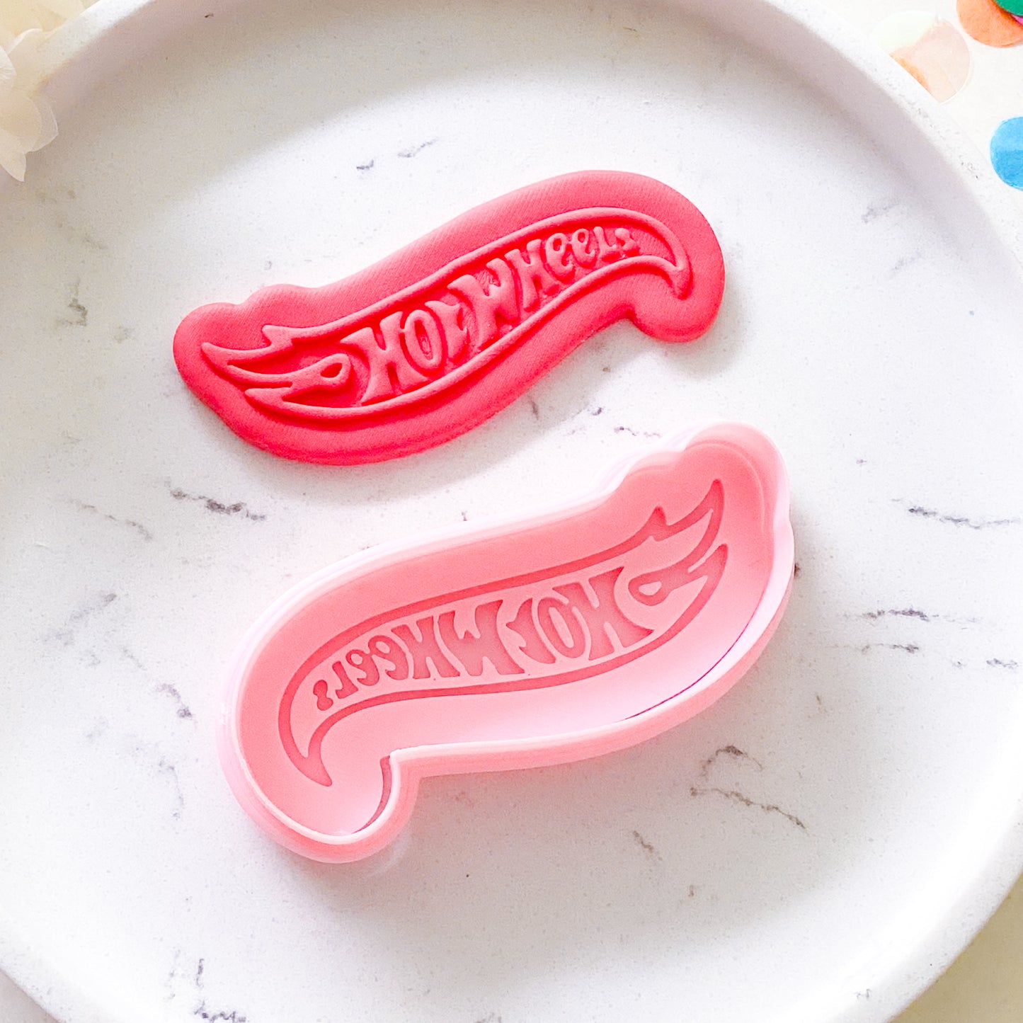 “Hot Wheels” - Cookie Cutter & Stamp
