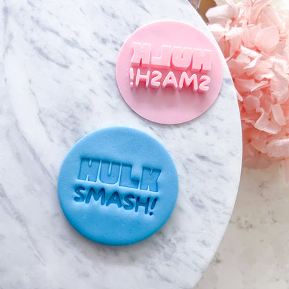 Hulk Smash - Fondant Stamp