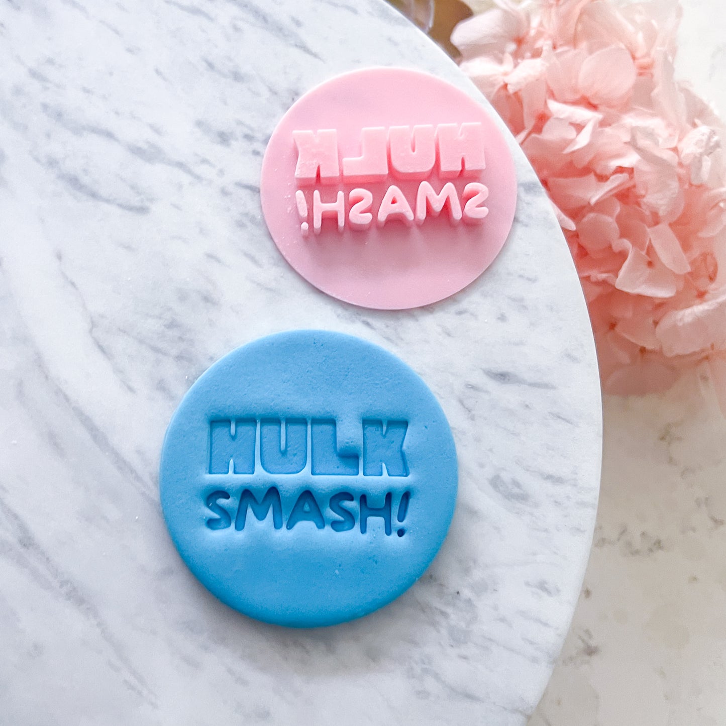 Hulk Smash - Fondant Stamp