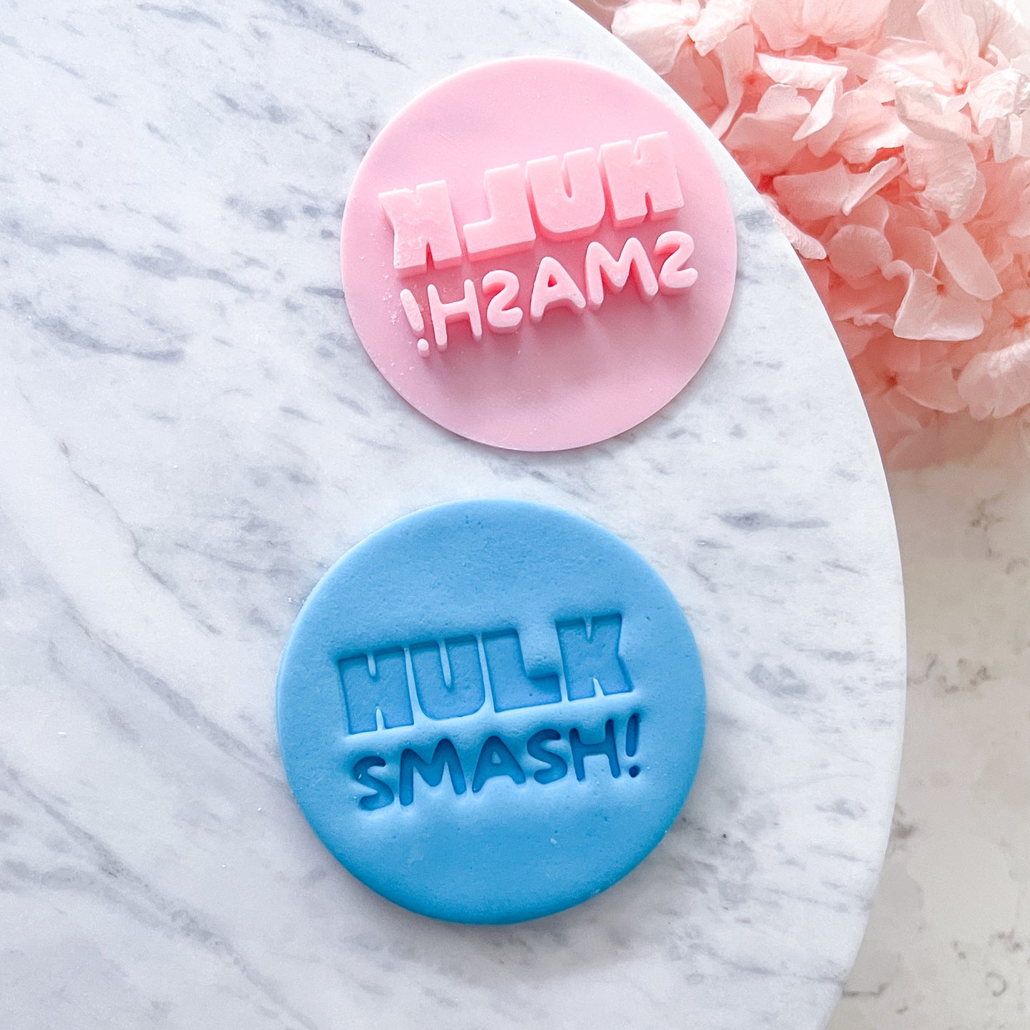 Hulk Smash - Fondant Stamp