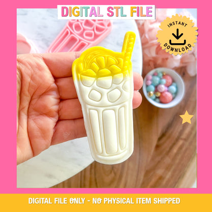 "Iced Tea" - Cookie Cutter & Stamp