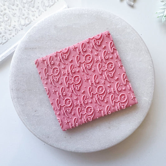 "Ho, Ho, Ho" - Large Texture Plate