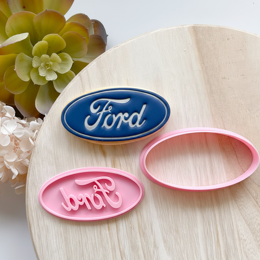 "Ford Logo" - Cookie Cutter & Stamp