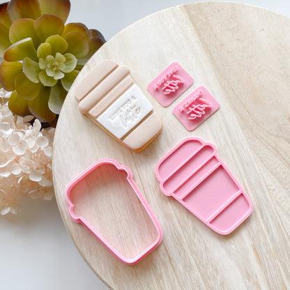 "Coffee Cup" - Cookie Cutter & Stamps