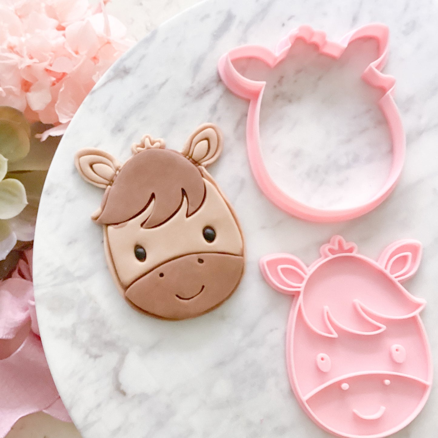 "Cute Horse" -Cookie Cutter & Stamp