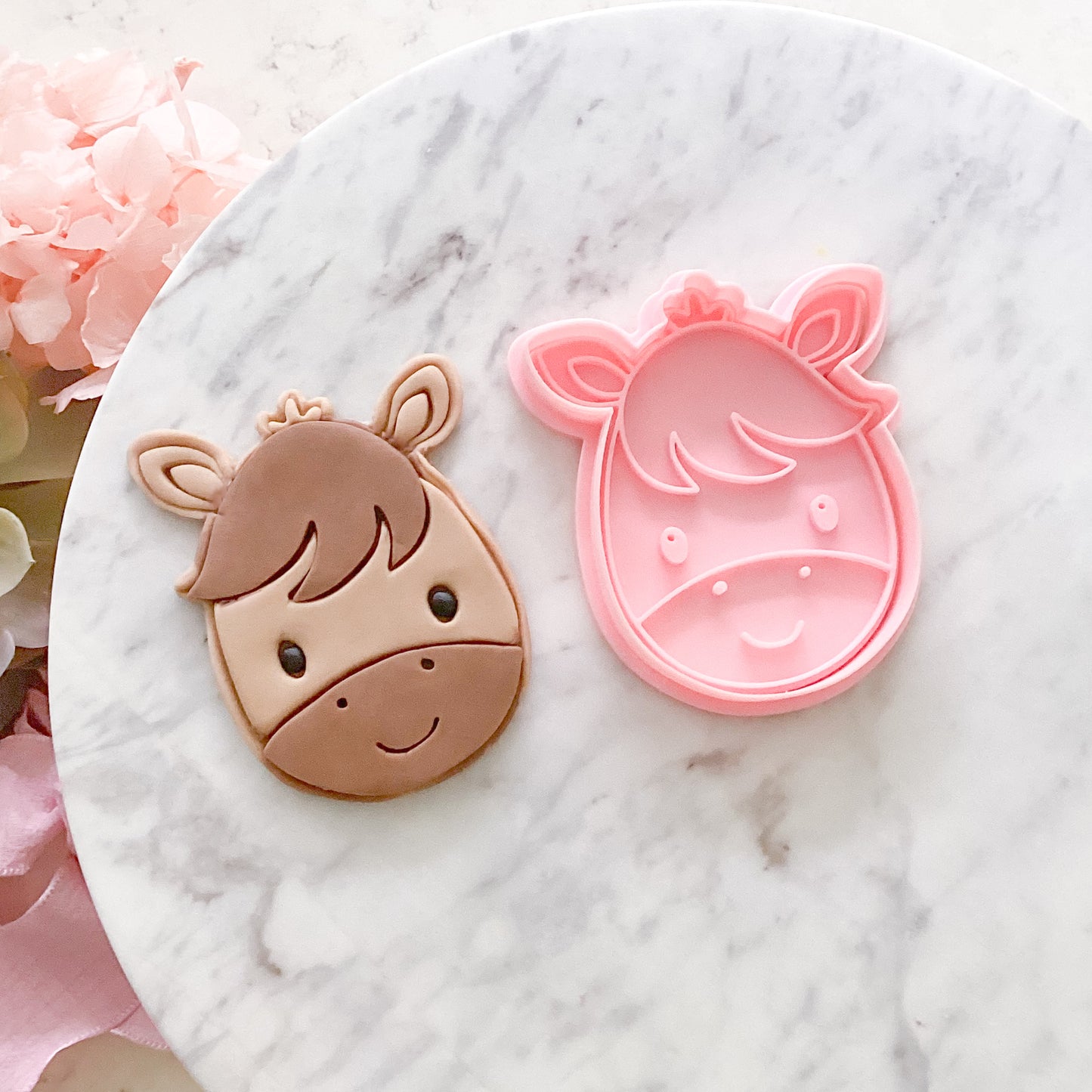 "Cute Horse" -Cookie Cutter & Stamp