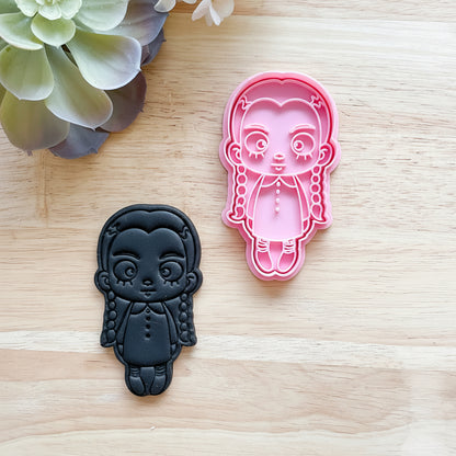 "Wednesday" - Cookie Cutter & Stamp