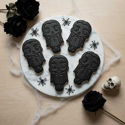 "Wednesday" - Cookie Cutter & Stamp