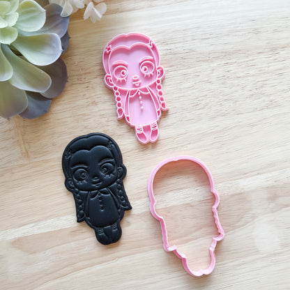 "Wednesday" - Cookie Cutter & Stamp