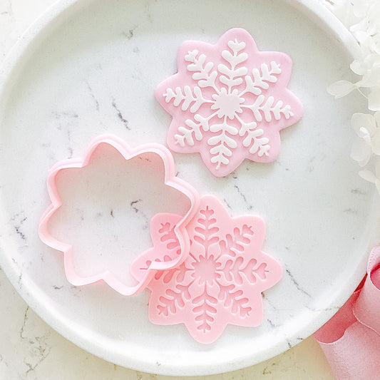 "Snowflake #3" - Cutter & Stamp Set