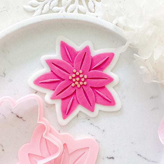 "Poinsettia" - Cutter & Stamp Set