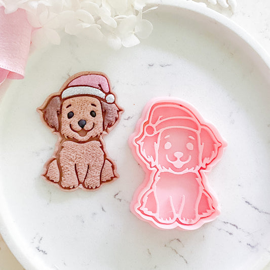 "Christmas Pup" Cookie Cutter & Stamp