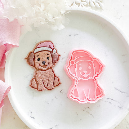 "Christmas Pup" Cookie Cutter & Stamp