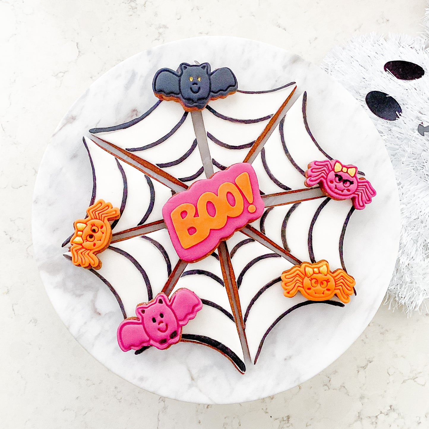 "Spiderweb" Cookie Platter