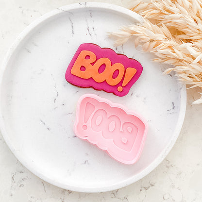 "BOO!" #2 - Cookie Cutter & Stamp