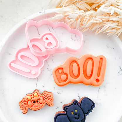 "Boo!" #1 Cutter & Stamp - Choose Size