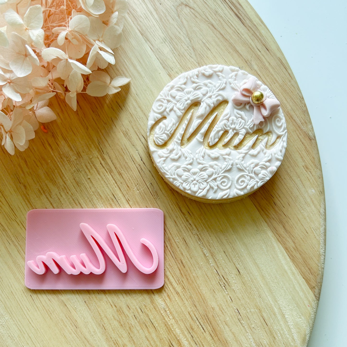 Mum Font #2 - Fondant Stamp