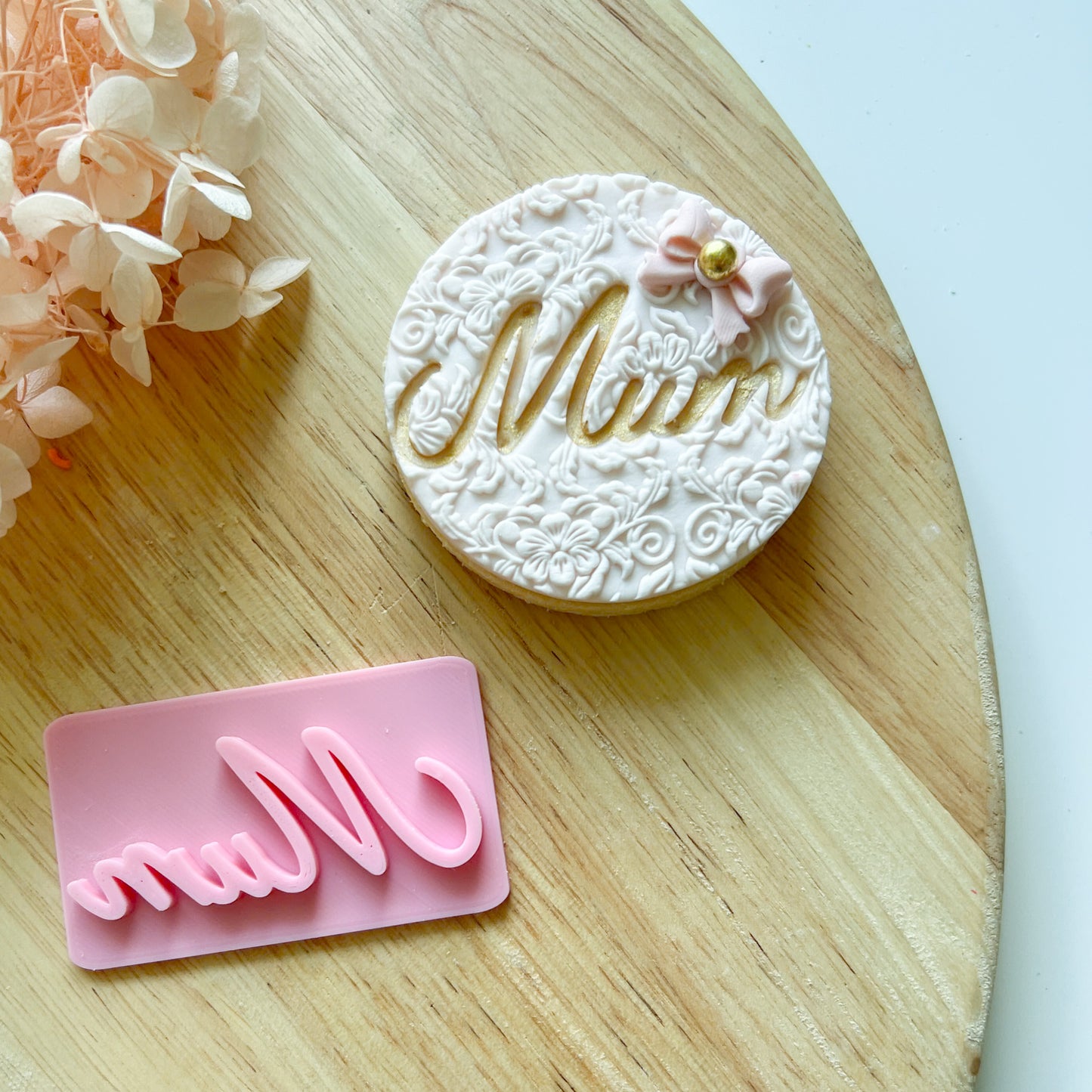 Mum Font #2 - Fondant Stamp