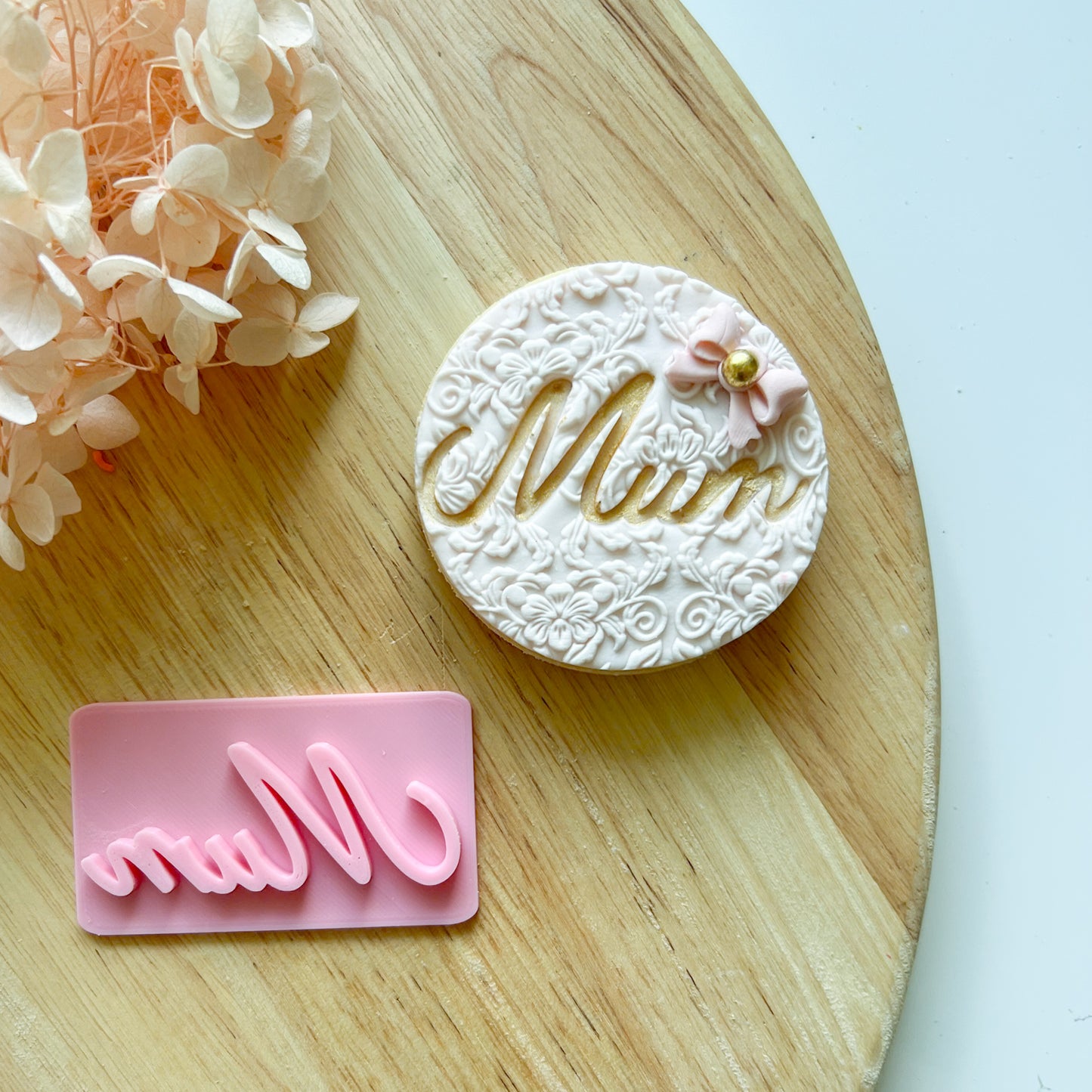 Mum Font #2 - Fondant Stamp