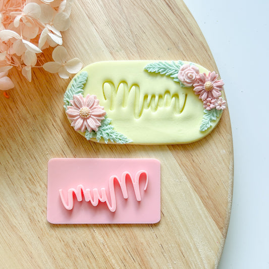Mum Font #1 - Fondant Stamp