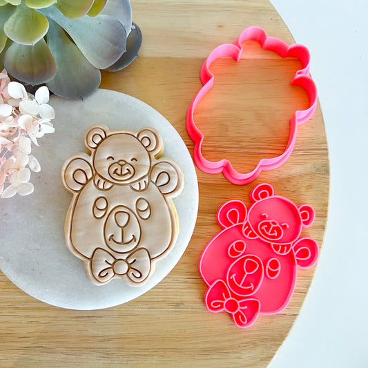 "Papa Bear" Cookie Cutter & Stamp Set