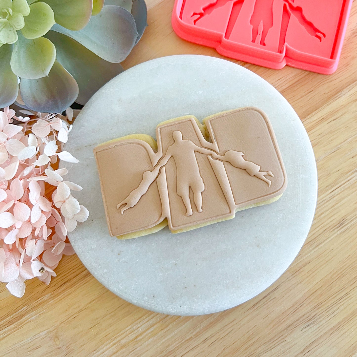 "Dad Silhouette" cutter and stamp